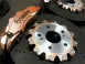 SS Series – Front forged 6 piston calipers > 2-piece 13″ / 13.5" / 14" / 14.4"  floating curved vanes rotors